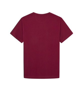 Hackett London Heritage Classic T-shirt maroon