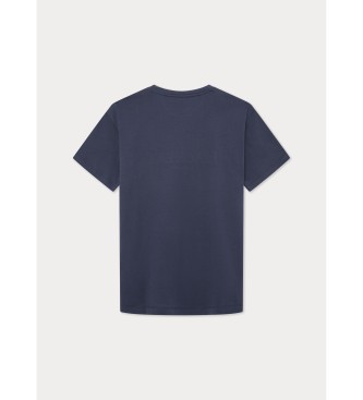 Hackett London T-shirt clssica Heritage azul-marinho