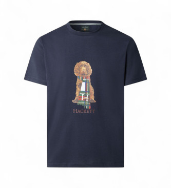 Hackett London Camiseta Heritage Harry marino