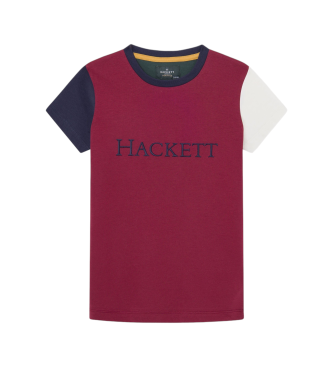 Hackett London Heritage Mlt majica bordo barve