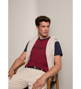 Hackett London T-shirt Heritage Mult marron