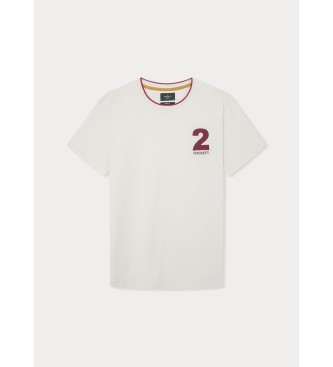 Hackett London Heritage Number T-shirt white