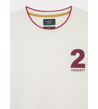 Hackett London Heritage Number T-shirt white