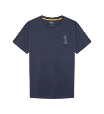 Hackett London Heritage Number T-shirt marinbl