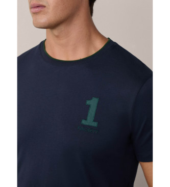 Hackett London T-shirt con numero Heritage della Marina