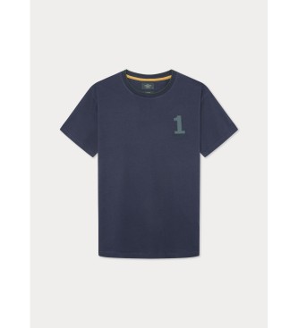 Hackett London T-shirt con numero Heritage della Marina