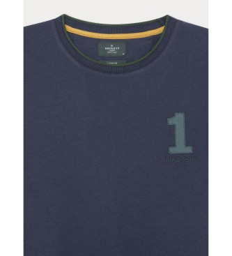 Hackett London T-shirt con numero Heritage della Marina