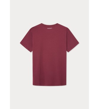 Hackett London Heritage Nummer T-shirt rot