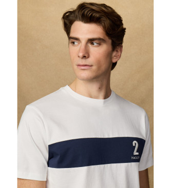 Hackett London Heritage T-shirt wit paneel