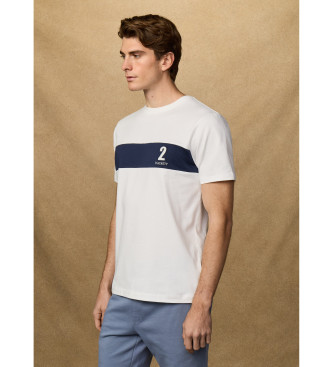 Hackett London Heritage T-shirt wit paneel