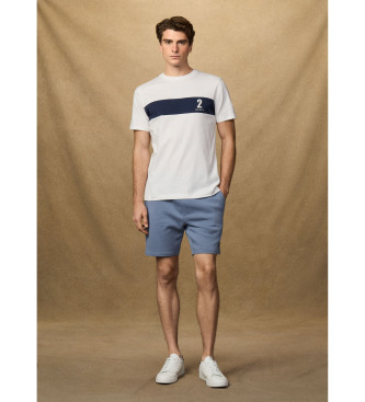 Hackett London Heritage T-shirt wit paneel