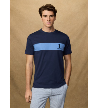 Hackett London Heritage T-shirt Navy Panel