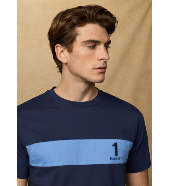 Hackett London Heritage T-shirt Navy Panel