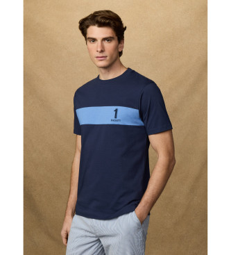 Hackett London Heritage T-shirt Navy Panel