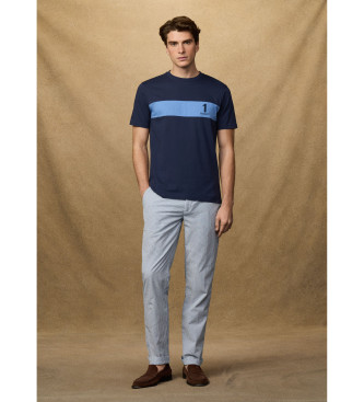 Hackett London Heritage T-shirt Navy Panel