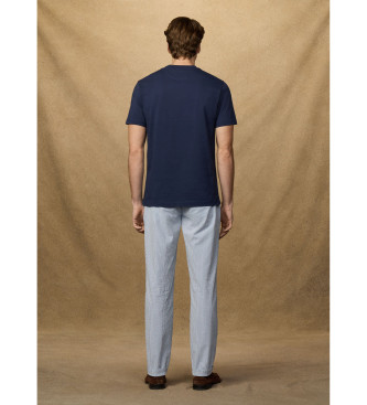 Hackett London Heritage T-shirt Navy Panel