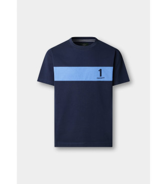 Hackett London Heritage T-shirt Navy Panel
