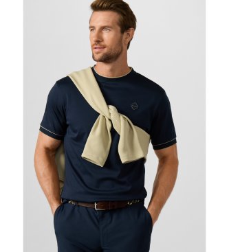 Hackett London Marineblaues Hs Badge Shirt