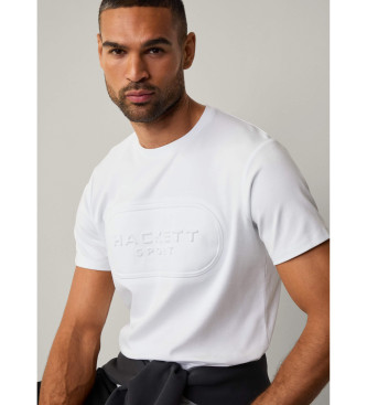 Hackett London T-shirt bianca HS Club Emboss