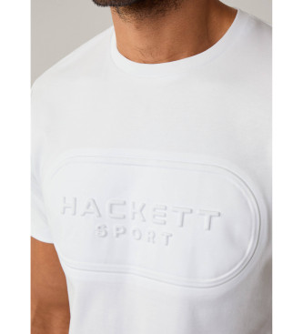 Hackett London T-shirt bianca HS Club Emboss