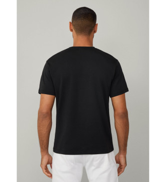 Hackett London HS Club T-shirt Emboss schwarz