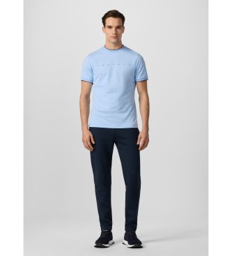 Hackett London Niebieska koszulka Hs Essential