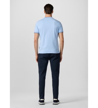 Hackett London Niebieska koszulka Hs Essential