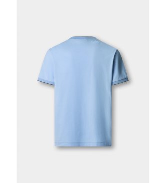 Hackett London Niebieska koszulka Hs Essential