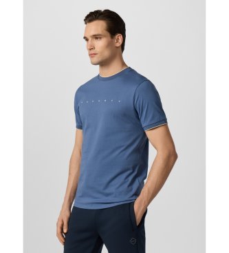 Hackett London Niebieska koszulka Hs Essential