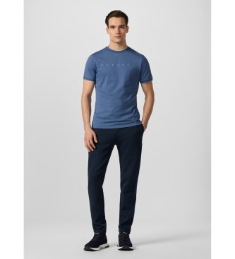 Hackett London Niebieska koszulka Hs Essential