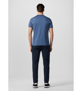 Hackett London Niebieska koszulka Hs Essential