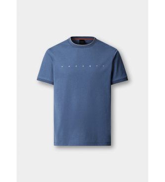 Hackett London Niebieska koszulka Hs Essential