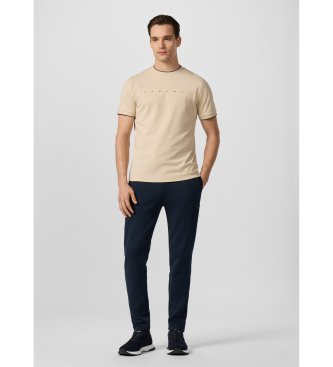 Hackett London Koszulka Hs Essential w kolorze beżowym