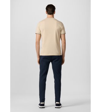 Hackett London Koszulka Hs Essential w kolorze beżowym