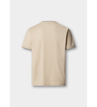 Hackett London Koszulka Hs Essential w kolorze beżowym