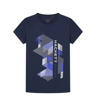 Hackett London Hs Graphic T-shirt navy