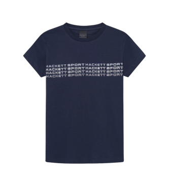 Hackett London T shirt Hs Logo Driver navy Esdemarca Store fashion footwear and accessories best brands shoes and designer shoes