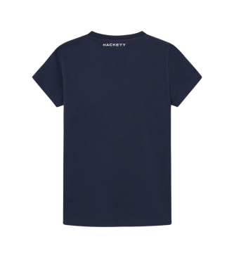 Hackett London Camiseta Hs Logo Driver marino