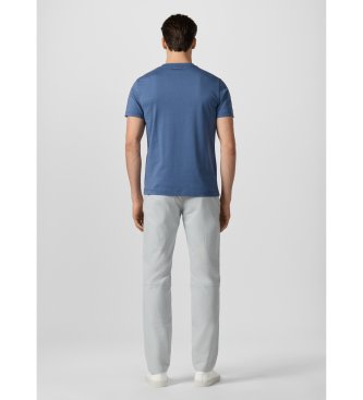 Hackett London Modra majica Hs Script