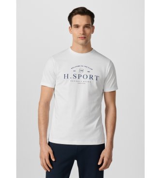 Hackett London Bela majica Hs Script