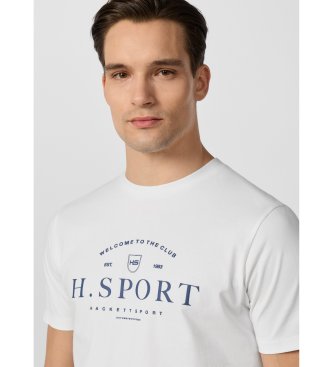 Hackett London Bela majica Hs Script