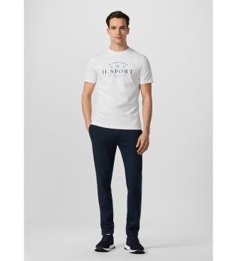 Hackett London Bela majica Hs Script