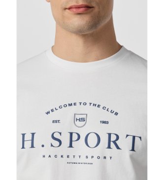 Hackett London Bela majica Hs Script