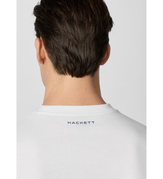Hackett London Bela majica Hs Script