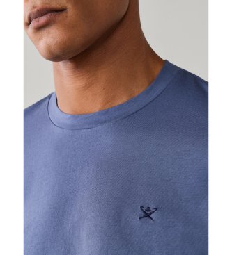Hackett London Logo T-Shirt blau