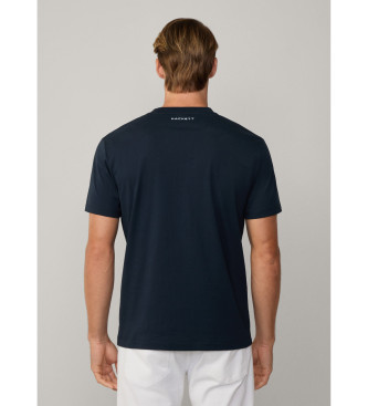 Hackett London T-shirt logo navy