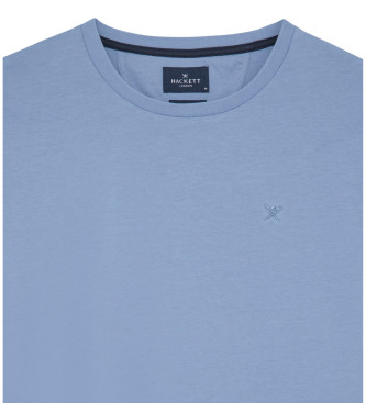 Hackett London T-shirt Pima Fit Classic niebieski 