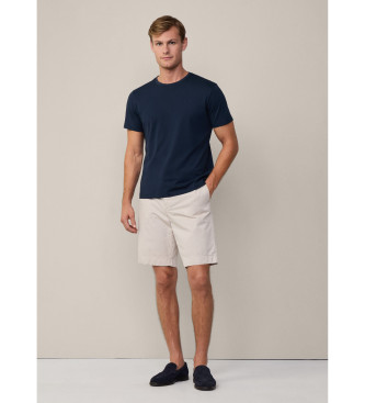 Hackett London T-shirt classique bleu marine en coupe pima