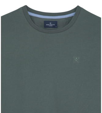 Hackett London T-shirt verde clssica Pima Fit 