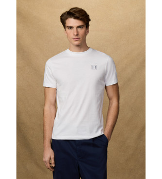 Hackett London T-shirt klein logo wit